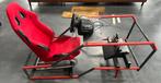 Race stoel met thrustmaster T300 stuur, 1 speler, Racen en Vliegen, Ophalen of Verzenden, Zo goed als nieuw