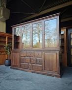 Grote Notariskast | Brede winkelkast teakhout #1790