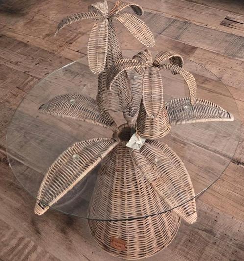2pcs Rivièra maison palm tree & RM palm tree table, Huis en Inrichting, Tafels | Salontafels, Rond, Ophalen