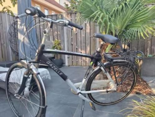 Electrische Gazelle herenfiets (opknapper), Fietsen en Brommers, Fietsen | Heren | Herenfietsen, Gebruikt, Gazelle, 53 tot 57 cm