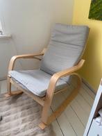 Ikea schommelstoel in nieuwstaat! Met voetenbankje inclusief, Huis en Inrichting, Stoelen, Ophalen, Overige kleuren, Scandinavisch