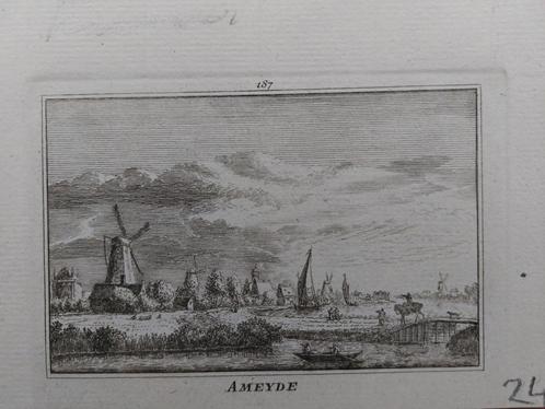 187 / Ameyde - Ameide Gravure A. Rademaker, Antiek en Kunst, Kunst | Etsen en Gravures, Ophalen of Verzenden