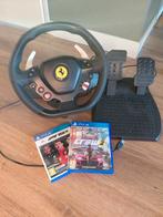 Thrustmaster racestuur ps4 met 2 spellen, Spelcomputers en Games, Spelcomputers | Sony PlayStation Consoles | Accessoires, Ophalen