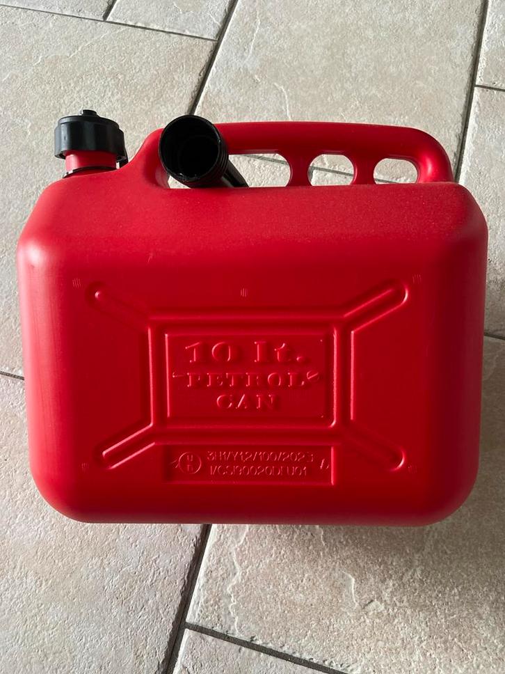 Jerrycan - 10 Liter - Rood, Auto diversen, Overige Auto diversen, Ophalen of Verzenden