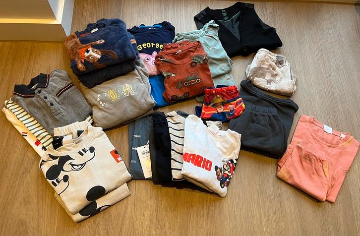 Jongens kleding o.a. Zara, H&M, Hema maat 110/116, Kinderen en Baby's, Kinderkleding | Kinder-kledingpakketten, Zo goed als nieuw