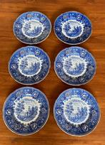 6 Arabia Landscape Blue borden, Ophalen of Verzenden