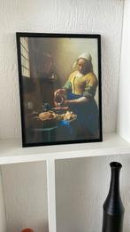 Melkmeisje in zwarte lijst, Antiek en Kunst, Ophalen