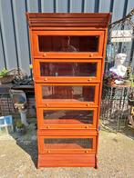 Klassieke Mahonie vitrinekast, boekenkast (Globe Wernicke, Ophalen of Verzenden, Zo goed als nieuw, 25 tot 50 cm