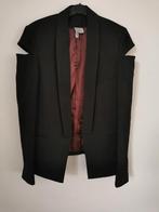 H&M blazer met cut-out mt. 38, Kleding | Dames, Jasjes, Kostuums en Pakken, Maat 38/40 (M), H&M, Verzenden, Zwart