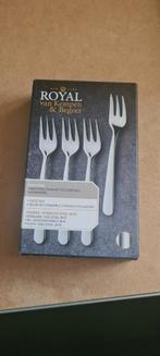 5 Ah royal van kempen en begeer bestek vorkjes zilverkleur, Huis en Inrichting, Keuken | Bestek, Nieuw, Ophalen of Verzenden, Rvs of Chroom