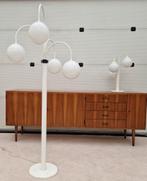 Twee vintage lampen Elco Lite Space Age, Dutch design 1970's, Huis en Inrichting, Lampen | Vloerlampen, Ophalen, Gebruikt, ., 150 tot 200 cm