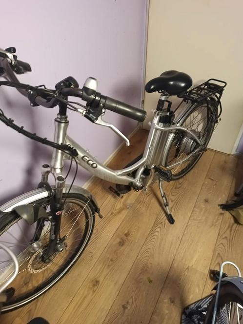 opknapper electrische fiets laag model Eco bike, Fietsen en Brommers, Elektrische fietsen, Gebruikt, Overige merken, 50 km per accu of meer