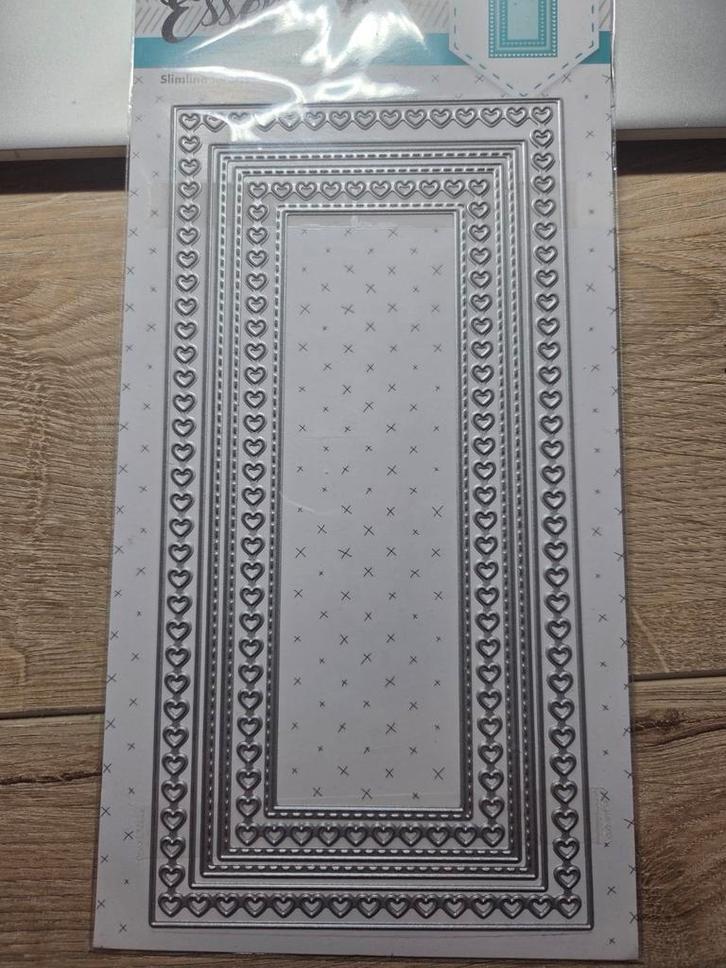 mallenset Studiolight slimline hearts, Hobby en Vrije tijd, Kaarten | Zelf maken, Nieuw, Pons of Mal, Overige thema's, Ophalen of Verzenden