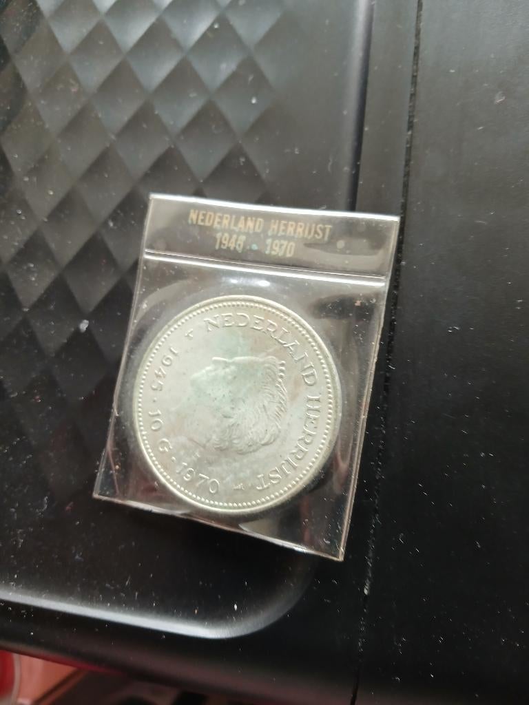 10gulden mult zeldzaam exemplaar, Postzegels en Munten, Koningin Juliana, Zilver, Ophalen of Verzenden, Losse munt