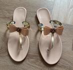 Chique sandalen teenslippers roze nude maat 41, Kleding | Dames, Schoenen, Ophalen of Verzenden, Zo goed als nieuw, Roze, Sandalen of Muiltjes