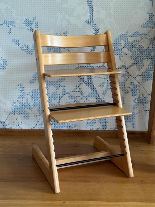 Stokke Tripp Trapp meegroeistoel Eiken naturel, Kinderen en Baby's, Kinderstoelen, Gebruikt, Meegroeistoel, Ophalen