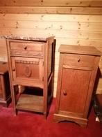 nachtkastjes, Huis en Inrichting, Kasten | Ladekasten, Ophalen, Minder dan 50 cm, Gebruikt, 1 of 2 laden