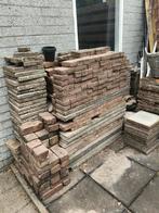 Gratis afhalen, klinkers, stoeptegels en bandjes, Tuin en Terras, Tegels en Klinkers, Ophalen, Gebruikt, Klinkers, 10 m² of meer
