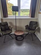 Prachtige eetkamerstoelen in mosgroen, champagne en grijs, Ophalen, Overige kleuren, Zo goed als nieuw, Stof