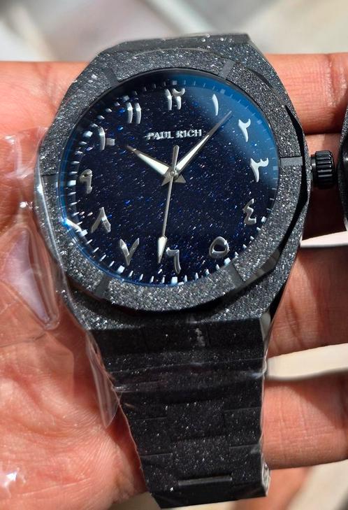 Paul Rich Frosted Star Dust Midnight Oasis FARAB201 45 mm, Sieraden, Tassen en Uiterlijk, Horloges | Kinderen, Nieuw, Jongen, Zwart