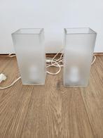 2x tafellamp Ikea Grőnő, Huis en Inrichting, Lampen | Tafellampen, Ophalen, Modern, Minder dan 50 cm, Glas