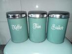 Mintgroene Brabantia set koffie thee en suiker, Ophalen of Verzenden