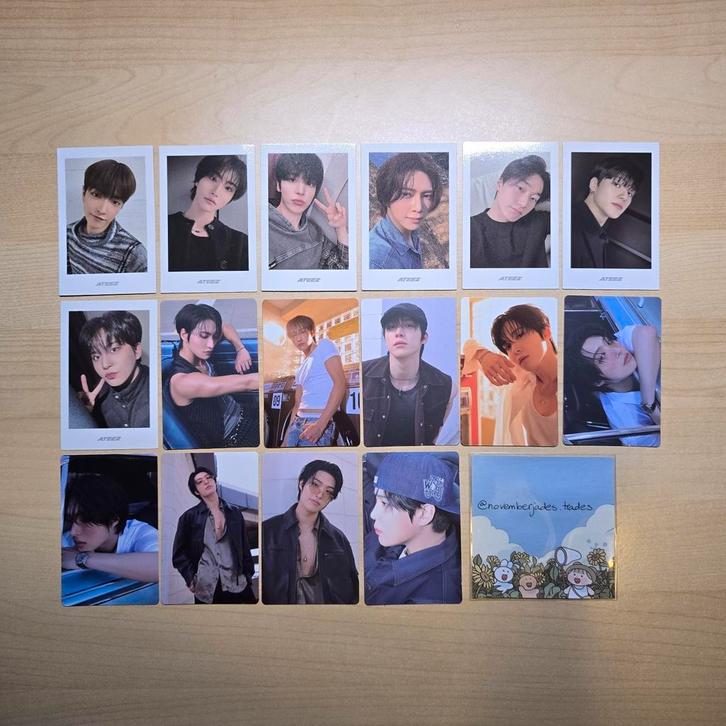ATEEZ Golden Hour: part 3 photocards, Verzamelen, Muziek, Artiesten en Beroemdheden, Zo goed als nieuw, Foto of Kaart, Verzenden