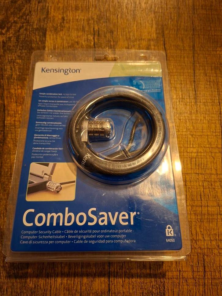 Kensington Computer Beveiligingskabel, Computers en Software, Antivirus- en Beveiligingssoftware, Nieuw, MacOS, Windows, Linux