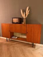 Vintage retro midcentury dressoir / drankkast / highboard, Huis en Inrichting, Ophalen, Met deur(en), ...., Zo goed als nieuw