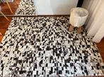 Koeienhuid vloerkleed - 192x146 cm, Huis en Inrichting, Stoffering | Tapijten en Kleden, Ophalen, 100 tot 150 cm, Wit, Zo goed als nieuw
