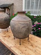 2 Unieke Antieke Wijn Kruiken afkomstig uit Noord India, Ophalen