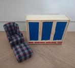 Retro vintage jaren 60 poppenhuis meubeltjes €10,00, Ophalen of Verzenden, Zo goed als nieuw, Poppenhuis