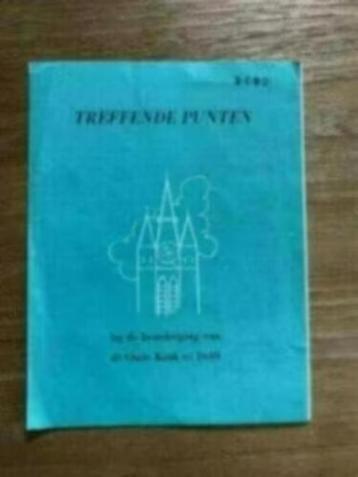 Folder oude kerk Delft ( 1961 ) beschikbaar voor biedingen