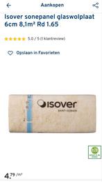 Glaswol isolatie - 6,5 stuks, Ophalen, Zo goed als nieuw, Glaswol, 4 tot 8 cm