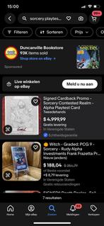 Zeldzame Sorcery TCG Playtester Promo - Gesigneerd door Erik, Ophalen of Verzenden, Nieuw