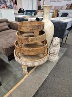 Salontafel mango hout, Ophalen, Minder dan 45 cm, Nieuw, Ibiza look