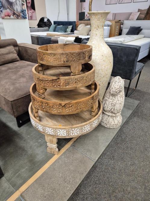 Salontafel mango hout, Huis en Inrichting, Tafels | Bijzettafels, Nieuw, Rechthoekig, Minder dan 45 cm, 75 cm of meer, Hout, Ophalen