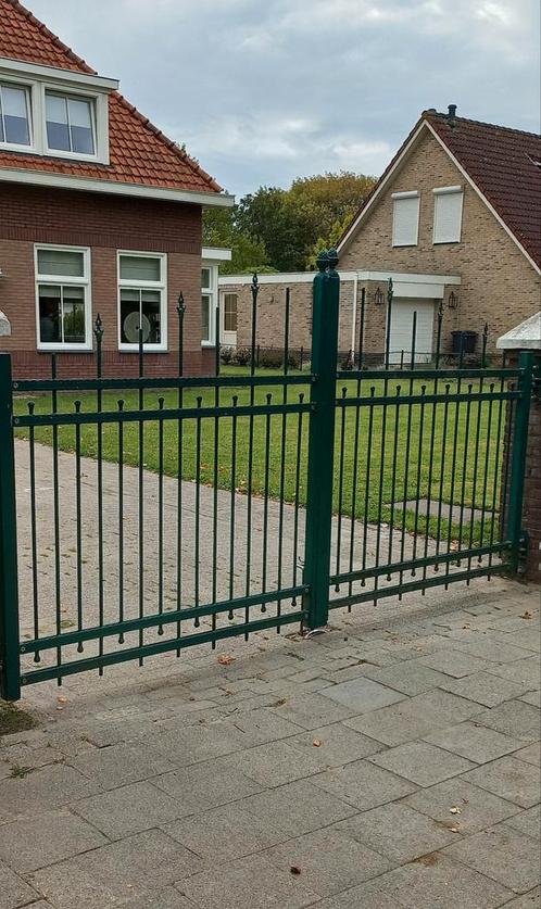 Prachtige smeedijzeren poort ~ met 28m hek, zware kwaliteit, Tuin en Terras, Tuinhekken en Hekwerk, Sierhekwerk, IJzer, Ophalen