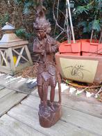 Houten Beeld - Aziatische Figuur, Ophalen of Verzenden