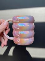 Set parelmoer mokken, Huis en Inrichting, Keuken | Servies, Ophalen of Verzenden, Zo goed als nieuw, Overige stijlen, Kop(pen) en/of Schotel(s)