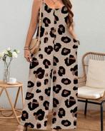 Jumpsuit Luipaard print ** NIEUW **, Kleding | Dames, Verzenden, Nieuw, Bruin, Broek of Spijkerbroek