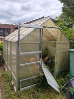 Gratis tuinkas, gebruikt. Lees volledige beschrijving!, Tuin en Terras, Kassen, Ophalen, Kweekkas, Aluminium, Polycarbonaat