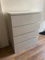 Ikea malm ladekast, 100 tot 150 cm, Zo goed als nieuw, 3 of 4 laden, 25 tot 50 cm