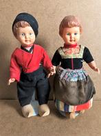 Vintage EDI Pop Poppen Boerenpaar 30 cm 1945-1967, Ophalen of Verzenden, Gebruikt, Pop