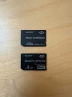 Sony memory stick pro duo memory cards, Ophalen of Verzenden, Zo goed als nieuw, Memory stick, Fotocamera