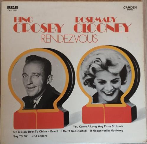 Rosemary Clooney & Bing Crosby lp - Rendezvous, Cd's en Dvd's, Vinyl | Jazz en Blues, Gebruikt, Jazz, 1960 tot 1980, 12 inch, Ophalen of Verzenden