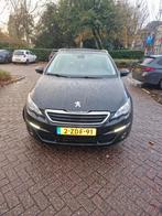 Peugeot 308 (interieur LEER!) 1.6 E-hdi 88 KW SW 2014 Zwart, Auto's, Peugeot, Origineel Nederlands, Te koop, 5 stoelen, Diesel