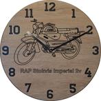 Themaklok met een RAP Stokvis brommer als thema, Ophalen of Verzenden, Nieuw, Wandklok
