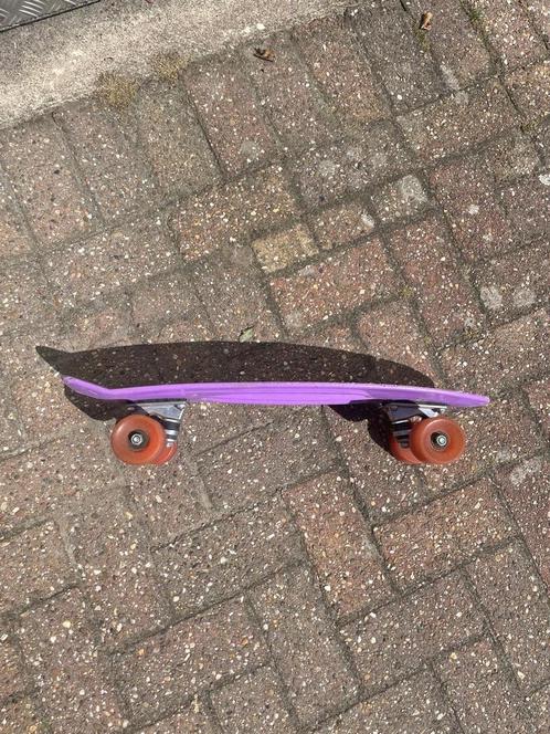 Paars Nijdam Skateboard, Sport en Fitness, Skateboarden, Gebruikt, Skateboard, Ophalen