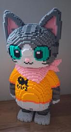 Bouwstenen poes 62 cm hoog, Ophalen of Verzenden